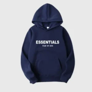 Fear of God Essentials Oversized Hoodie Navy