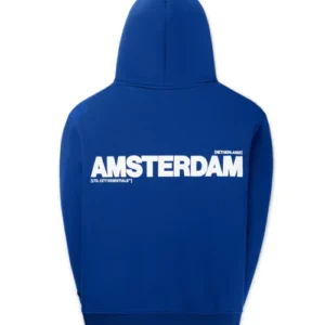 Amsterdam Essentials Hoodie - Classic Blue