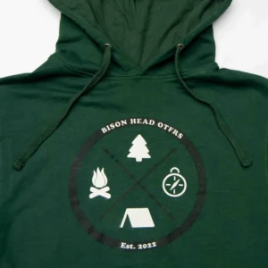 Camping Essentials Hoodie (Pine Green)