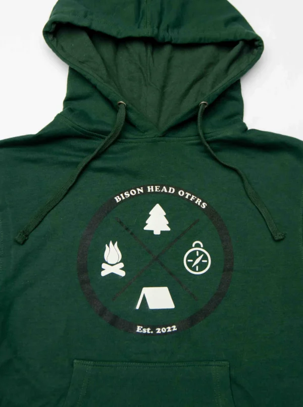 Camping Essentials Hoodie (Pine Green)