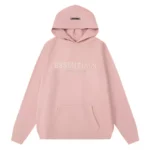 Fear Of God Essentials Pink printed hoodie