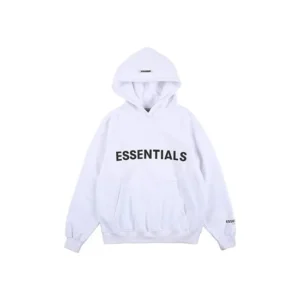 Fear Of God Essentials White Hoodie