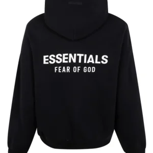 Fear of God Essentials Logo-Print Hoodie