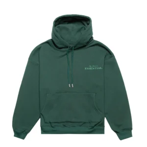 Homme Essential Hoodie Dark Forest Green