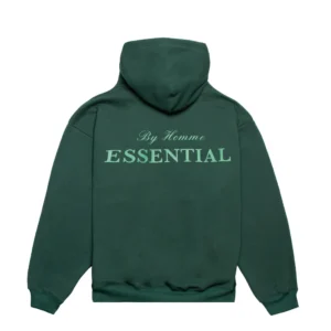 Homme Essential Hoodie Dark Forest Green