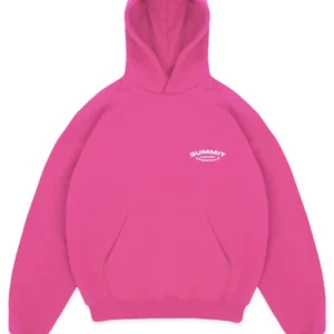 SUMMIT LUXURY ESSENTIALS HOODIE - PINK