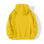 Yellow Essentials Polyester Hoodie