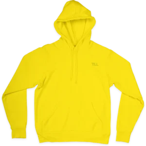 Yellow Logo Essentials Hoodie